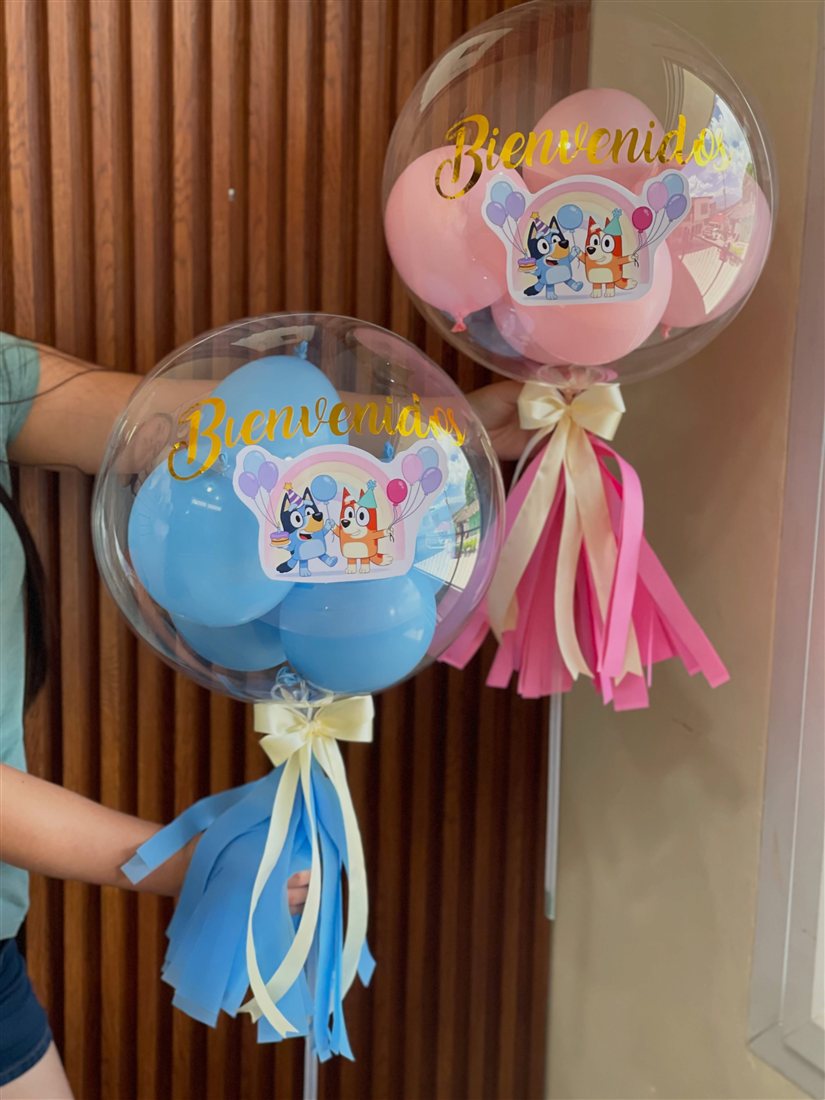 Detalles de celebración con globos de Emil Eternity